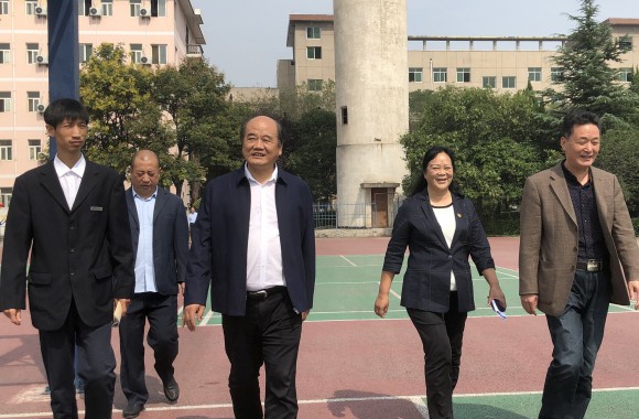 陕西省教育厅副厅长刘建林一行赴bw必威西汉姆联官方网站扩招调研