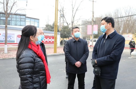 领导关怀，携手抗“疫”|咸阳市、泾阳县领导莅临必威西汉姆联督查疫情防控工作